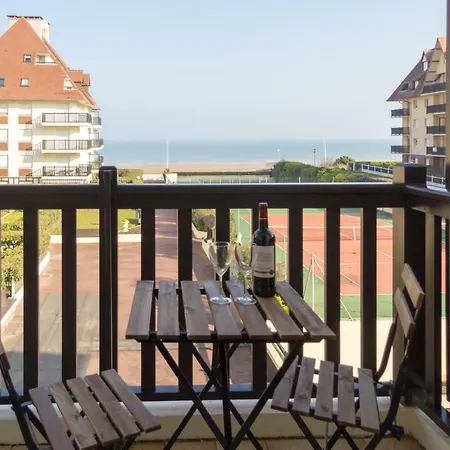 Studio moderne accès plage, piscine et tennis Cabourg Extérieur photo